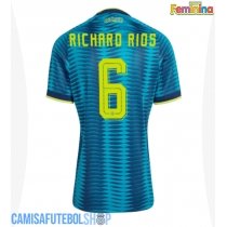 Camisa de time de futebol Colômbia Richard Rios #6 Replicas 2º Equipamento Feminina Mundo 2026 Manga Curta